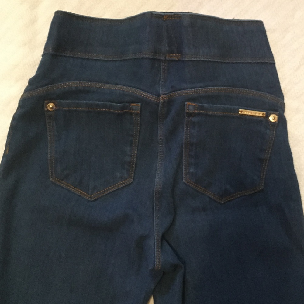 Dark Wash Luxe Denim Jeggings - Picture 3 of 8